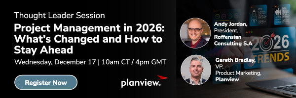 Thought Leader Session | Project Management in 2026: What's Changed and How to Stay Ahead | December 17 | 10am CT / 4pm GMT